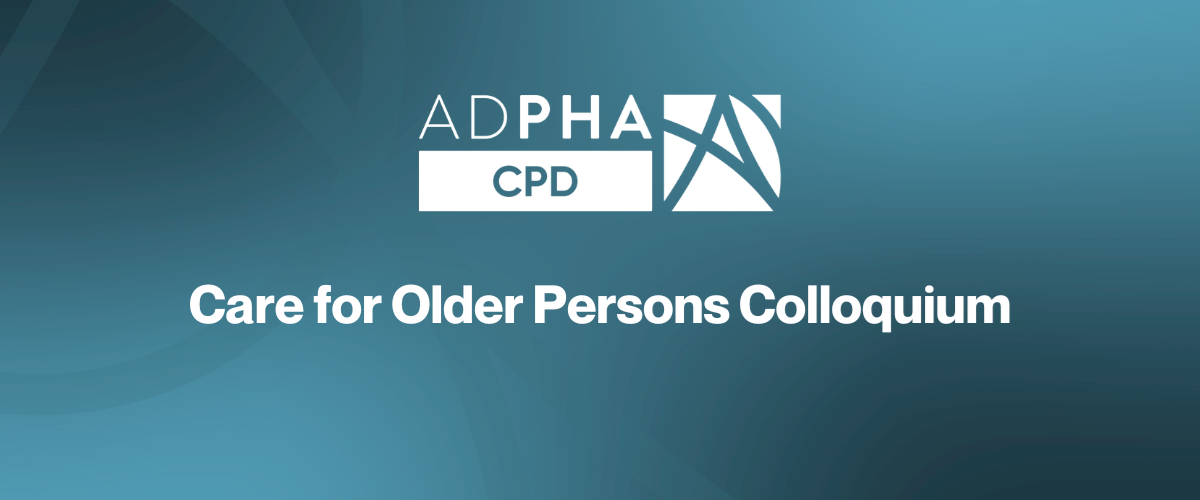 Care for Older Persons Colloquium